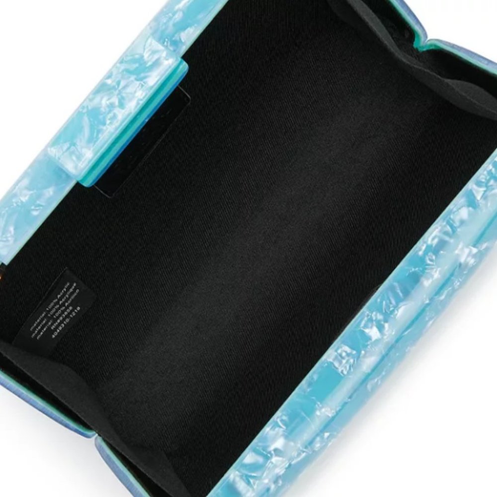 Circus by Sam Edelman Olivia Acrylic Case Blue NWT - Picture 3 of 5